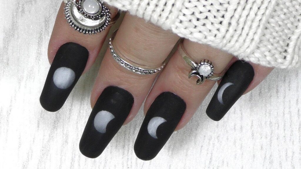 Moon Phases Nails