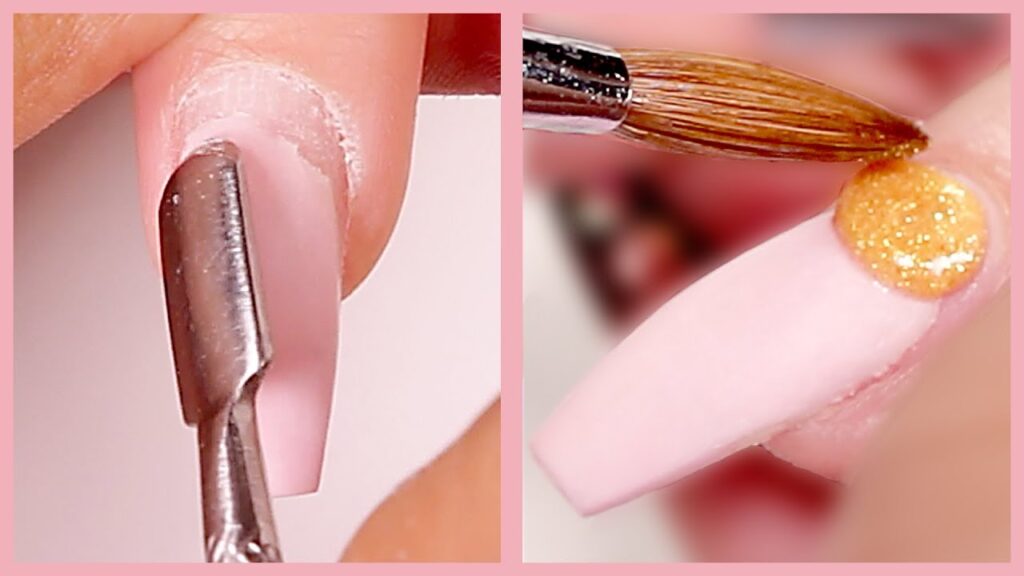filling method of acrylic nails