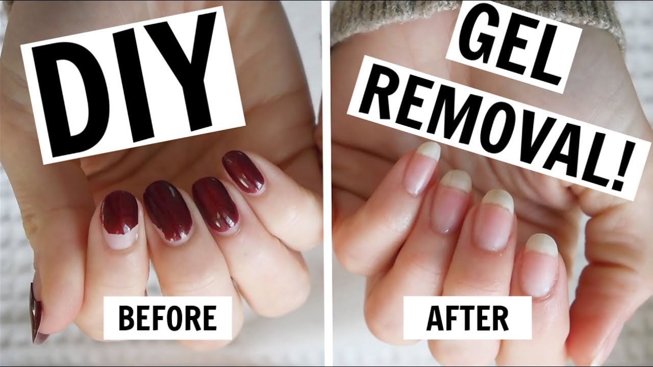 DIY Gel Nail Removal