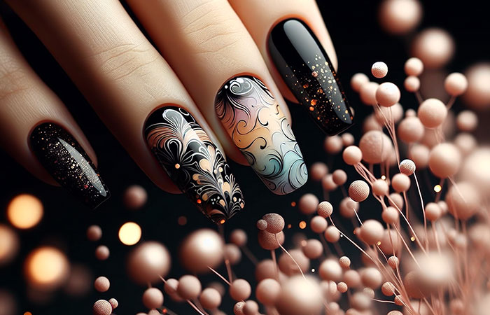 Nail Designs with Stars
