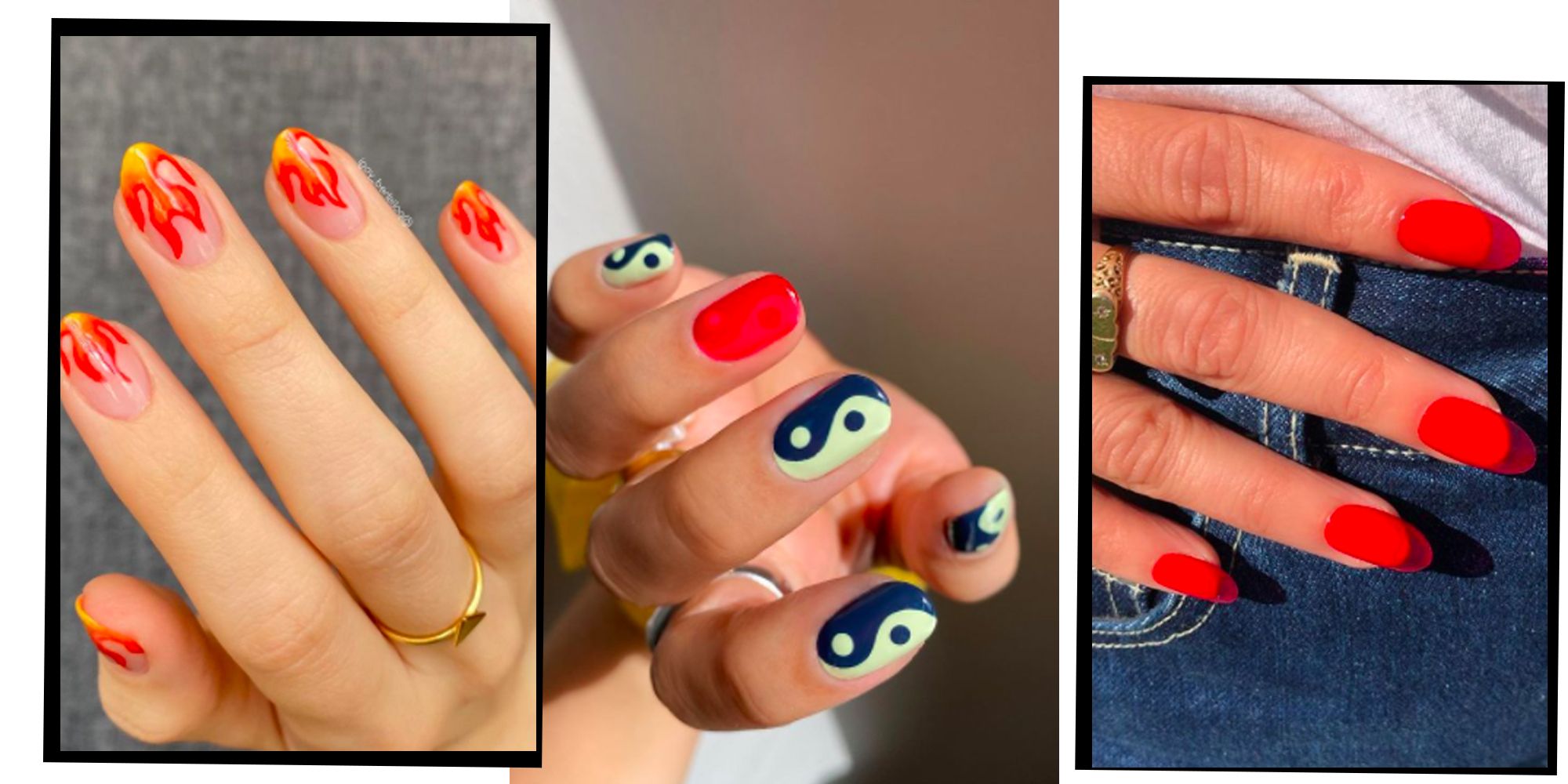 Fun And Bright Star Nails For Festivals